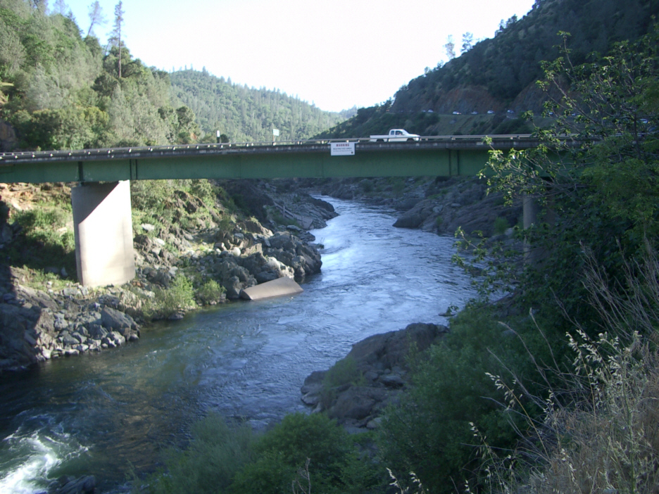 Image result for Photos of highway 49 at American River Confluence